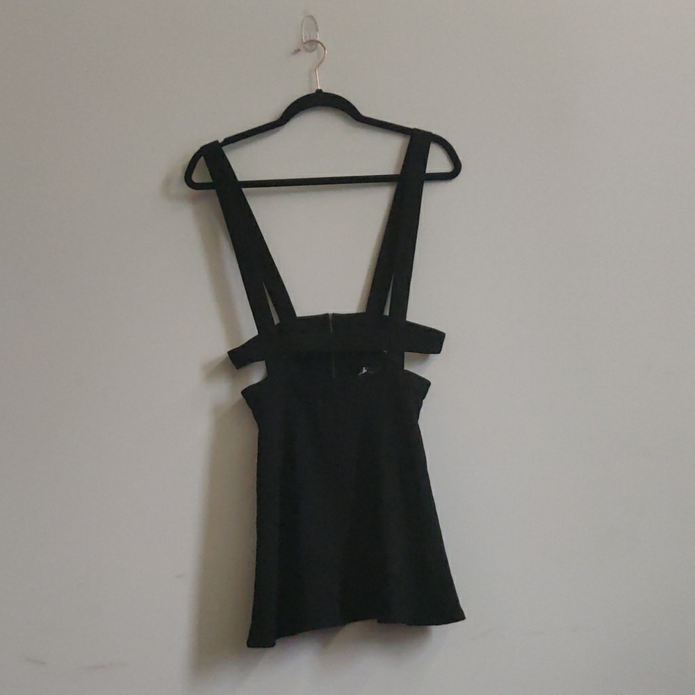 UO sparkle and fade black dress